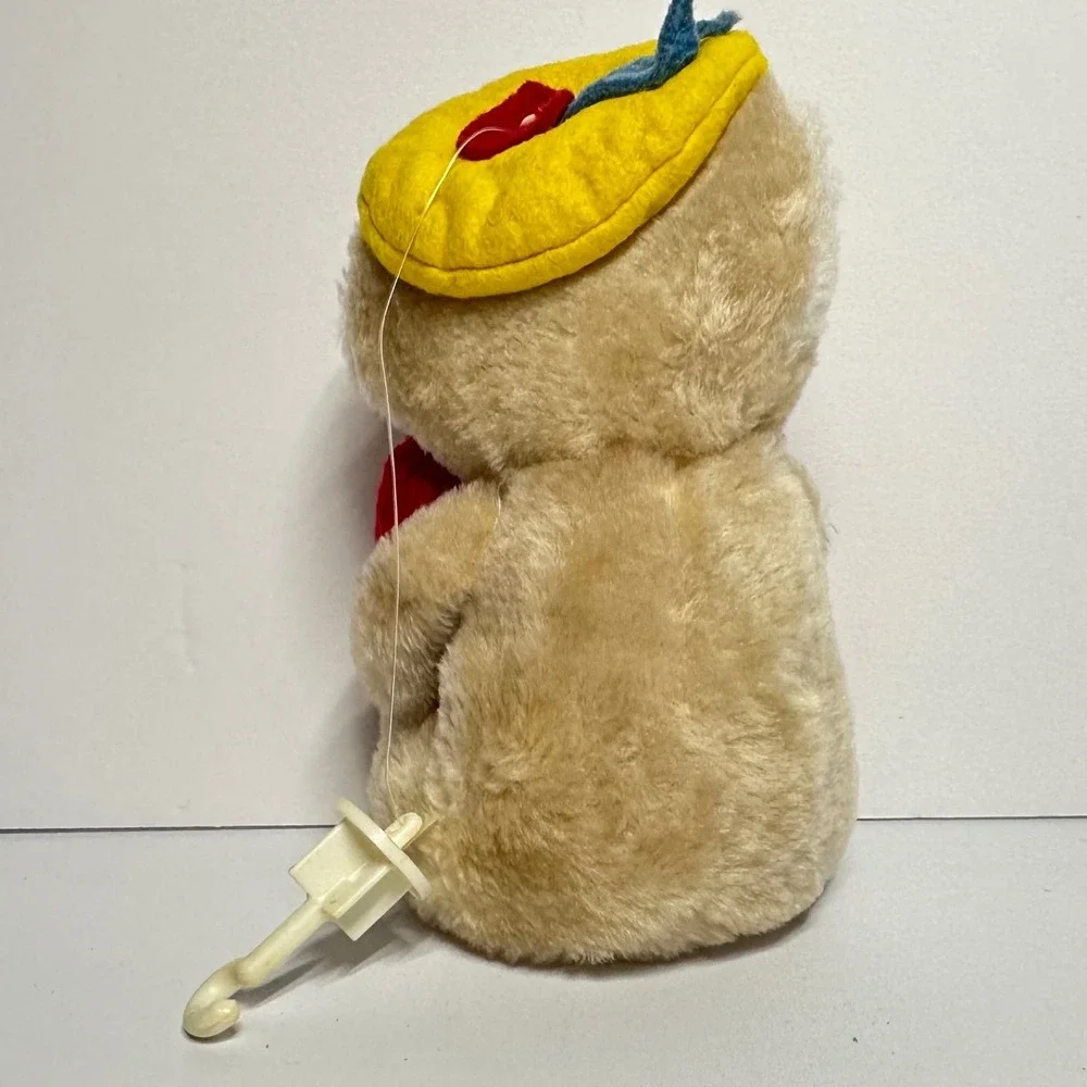 Vintage Crib Hanger Bear Judi's Originals Korea Plush Baby Nursery Decor I Wuv U